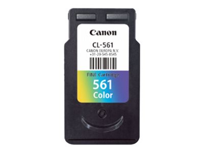 Canon CL-561 - Couleur (cyan, magenta, jaune) - original - cartouche d'encre - pour PIXMA TS5350, TS5351, TS5352, TS5353, TS7450, TS7451 - 3731C001 - Cartouches d'imprimante
