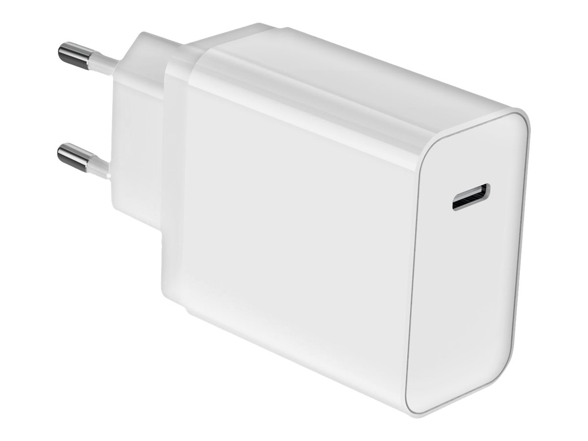 DLH - Adaptateur secteur - charge rapide - 30 Watt - PD (24 pin USB-C) - blanc - DY-AU5130W - Adaptateurs électriques et chargeurs
