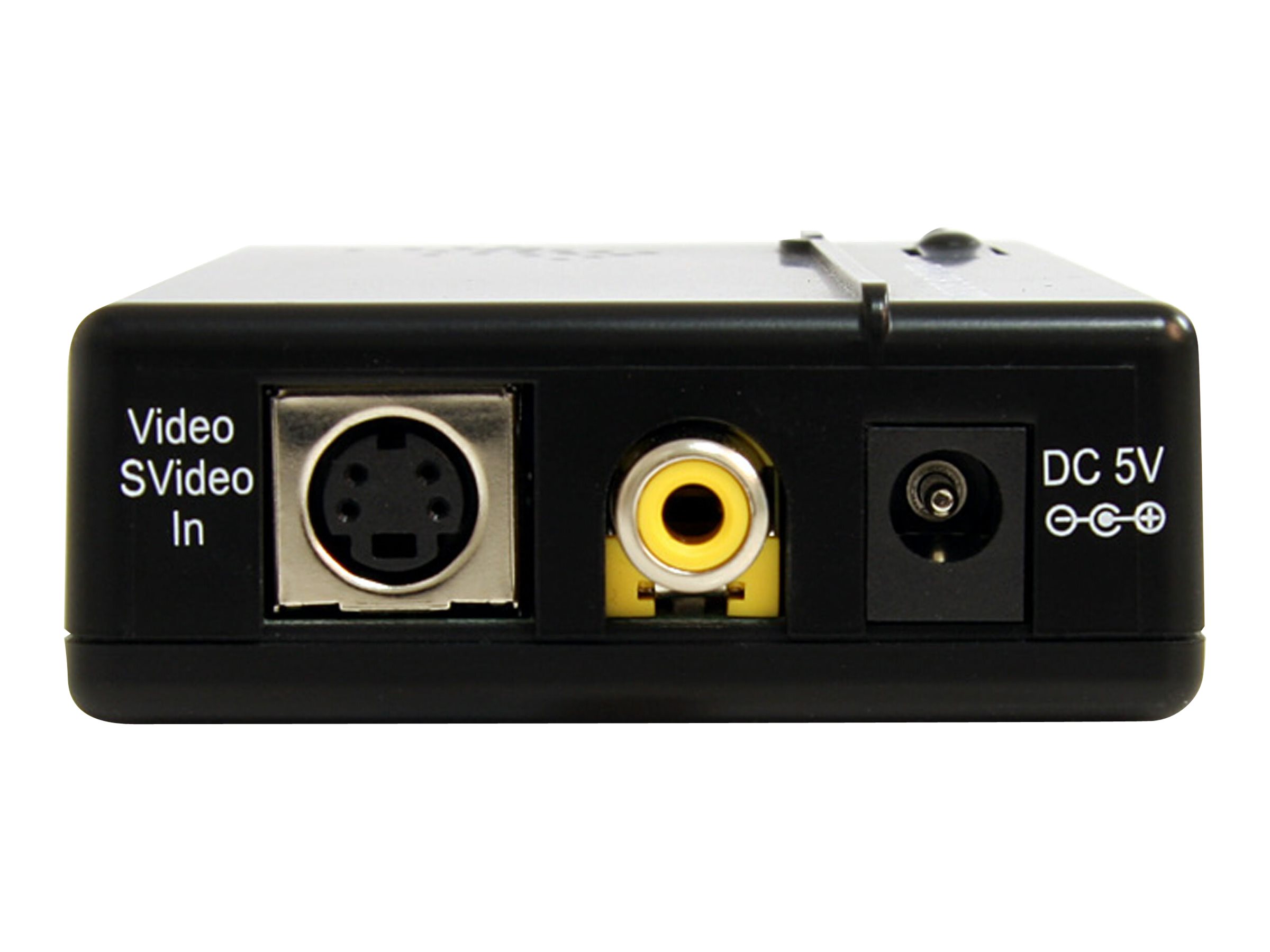 StarTech.com Convertisseur composite et S-Video vers VGA - Convertisseur vidéo - vidéo composite, S-video - vidéo composante, VGA - noir - pour P/N: SVA5M3NEUA - VID2VGATV2 - Convertisseurs vidéo