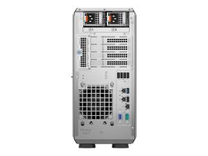 Dell PowerEdge T350 - Serveur - tour - 1 voie - 1 x Xeon E-2334 / 3.4 GHz - RAM 16 Go - SAS - hot-swap 3.5" baie(s) - HDD 1 To - Matrox G200 - Gigabit Ethernet - Aucun SE fourni - moniteur : aucun - noir - BTP - Dell Smart Selection, Dell Smart Value - avec 3 ans de base sur site - YG2V5 - Serveurs tour