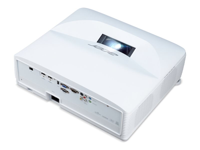 Acer UL5630 - Projecteur DLP - diode laser - 3D - 4500 ANSI lumens (blanc) - 4500 ANSI lumens (couleur) - WUXGA (1920 x 1200) - 16:10 - objectif fixe à ultra courte focale - blanc - MR.JT711.001 - Projecteurs numériques