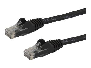 StarTech.com Câble réseau Cat6 Gigabit UTP sans crochet de 1m - Cordon Ethernet RJ45 anti-accroc - Câble patch Mâle / Mâle - Noir - Cordon de raccordement - RJ-45 (M) pour RJ-45 (M) - 1 m - UTP - CAT 6 - moulé, sans crochet - noir - N6PATC1MBK - Câbles à paire torsadée
