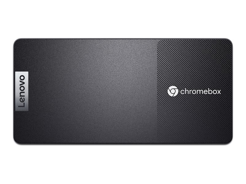 Lenovo Chromebox Micro 83F9 - Micro Celeron N4500 / jusqu'à 2.8 GHz - RAM 8 Go - flash - eMMC 32 Go - UHD Graphics - IEEE 802.11ax (Wi-Fi 6) - Chrome OS - moniteur : aucun - noir - TopSeller - 83F9001SFR - Ordinateurs de bureau