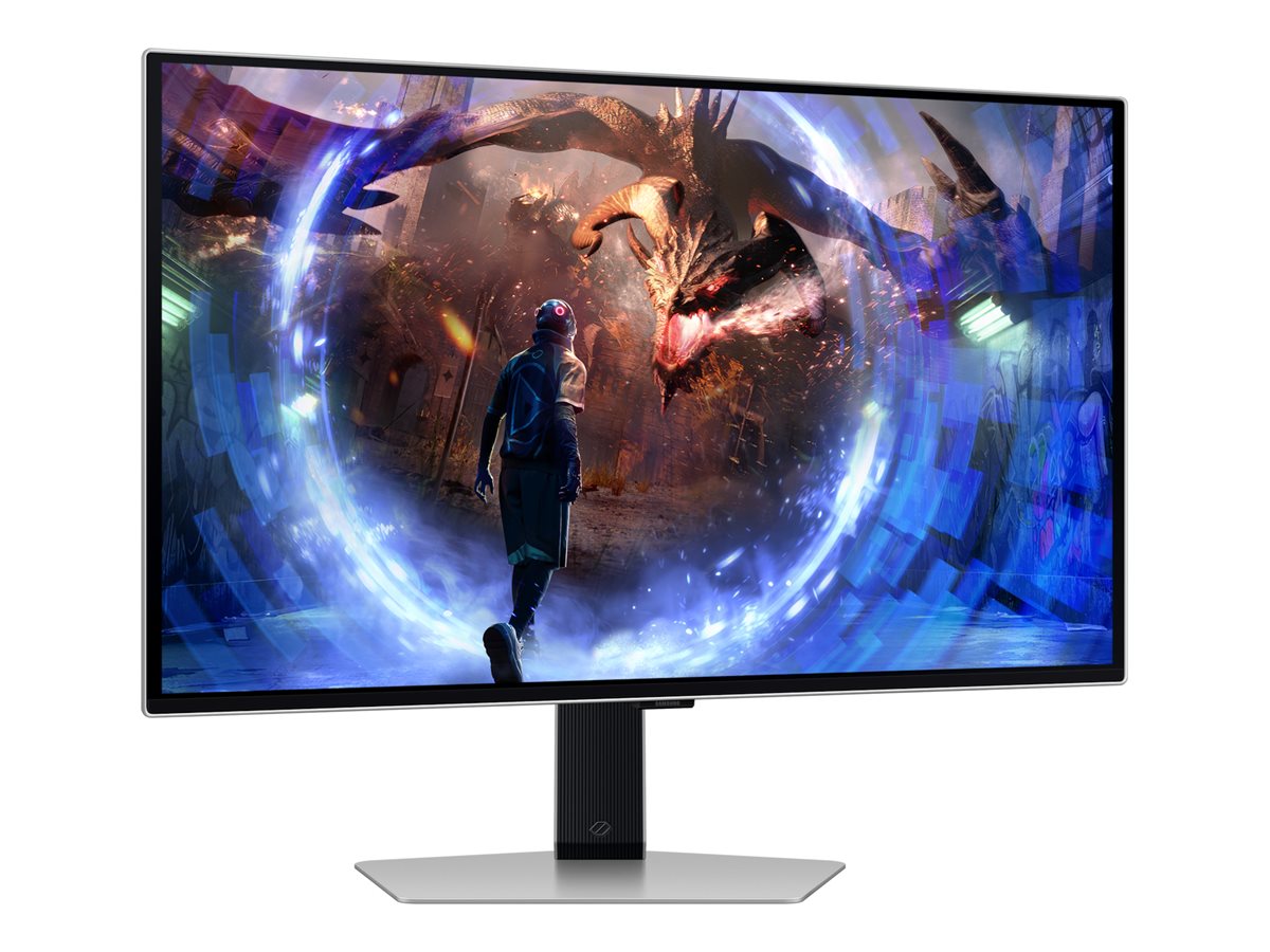 Samsung Odyssey OLED G6 S27DG600SU - G60SD Series - moniteur OLED - jeux - 27" - 2560 x 1440 QHD @ 360 Hz - 250 cd/m² - 1000000:1 - HDR10+ Gaming - 0.03 ms - 2xHDMI, DisplayPort - argent - LS27DG600SUXEN - Écrans d'ordinateur