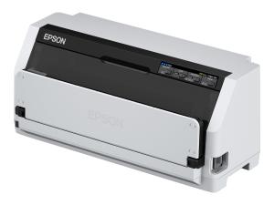 Epson LQ 690IIN - Imprimante - Noir et blanc - matricielle - 360 x 180 dpi - 24 pin - parallèle, USB 2.0, LAN - C11CJ82403 - Imprimantes matricielles