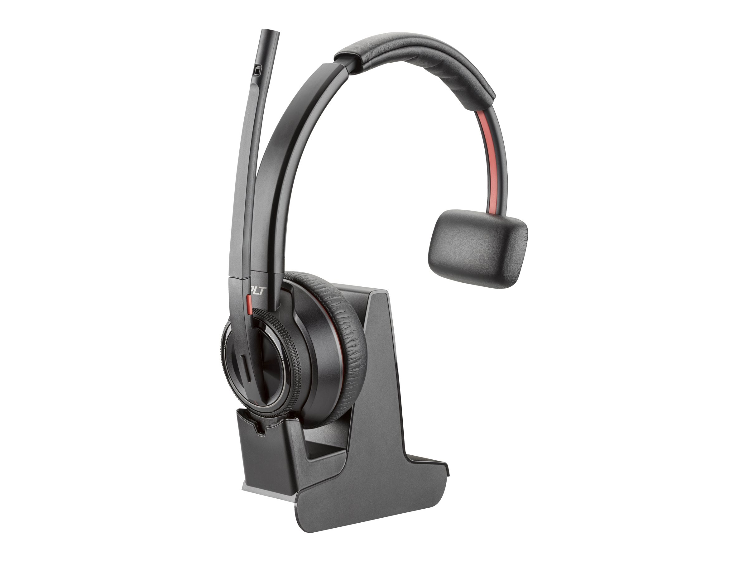 Poly Savi 8210 Office - Savi 8200 series - micro-casque - sur-oreille - DECT / Bluetooth - sans fil - noir - certifié Zoom - 8D3K5AA#ABB - Écouteurs