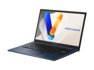 ASUS VivoBook 14 X1404VA-AM446W - Conception de charnière à 180 degrés - Intel Core i7 - 1355U / jusqu'à 5 GHz - Win 11 Home - Carte graphique Intel Iris Xe - 16 Go RAM - 1 To SSD NVMe - 14" 1920 x 1080 (Full HD) - Wi-Fi 6E, Bluetooth - bleu calme - 90NB10I1-M00EH0 - Ordinateurs portables