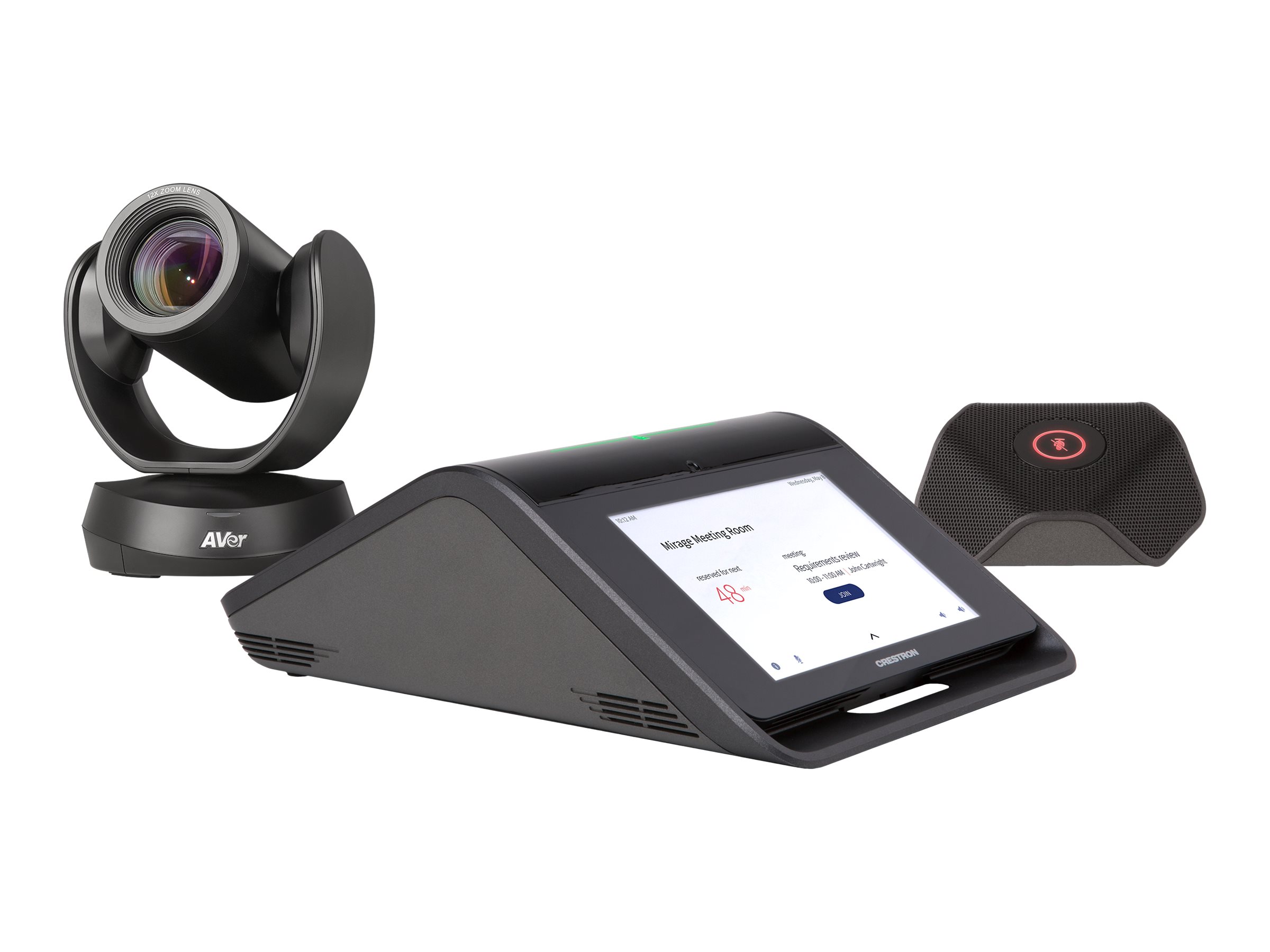 Crestron Flex UC-M70-U - Kit de vidéo-conférence (camera, console d'écran tactile, micro pod) - UC-M70-U - Audio et visioconférences