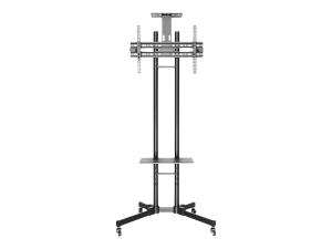 Neomounts PLASMA-M1700E - Chariot - pour écran plat/équipement audiovisuel - noir - Taille d'écran : 32"-70" - PLASMA-M1700E - Chariots