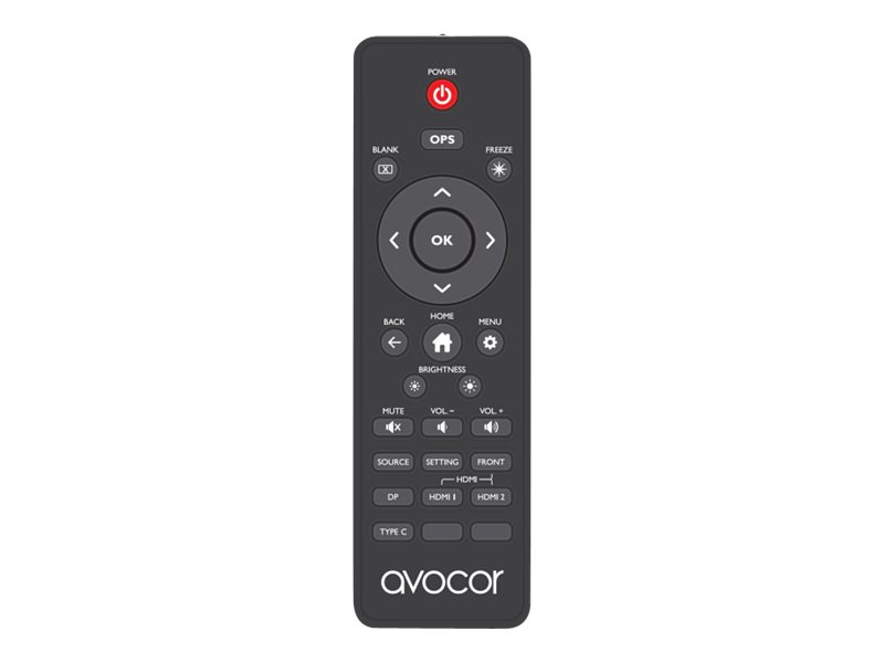 Avocor - Télécommande - infrarouge - pour Avocor AVE-5530, AVE-6530, AVE-7530, AVE-8630 - AVC-REM400 - Télécommandes