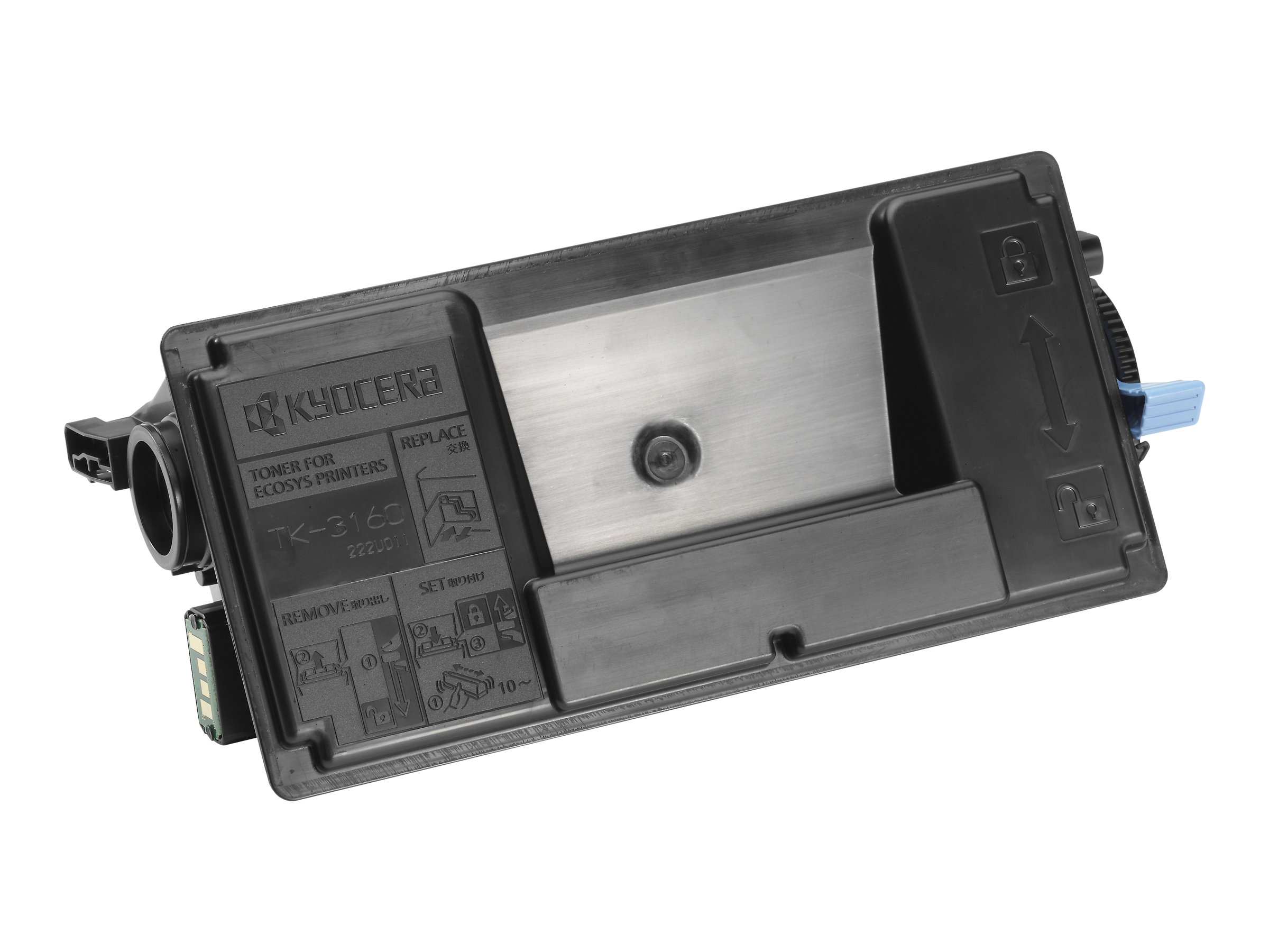 Kyocera TK 3160 - Noir - original - boîte - cartouche de toner - pour ECOSYS P3045dn, P3050DN, P3055DN, P3060DN - 1T02T90NLC - Autres cartouches de toner