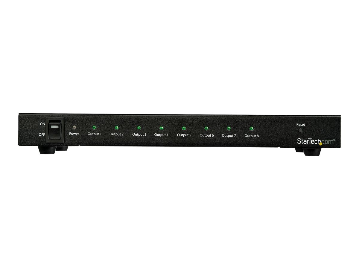 StarTech.com Splitter vidéo HDMI 4K 60 Hz à 8 ports -  Répartiteur HDMI Ultra HD compatibe HDR - Répartiteur vidéo/audio - 8 x HDMI - pour P/N: ST121HD20FXA - ST128HD20 - Commutateurs KVM
