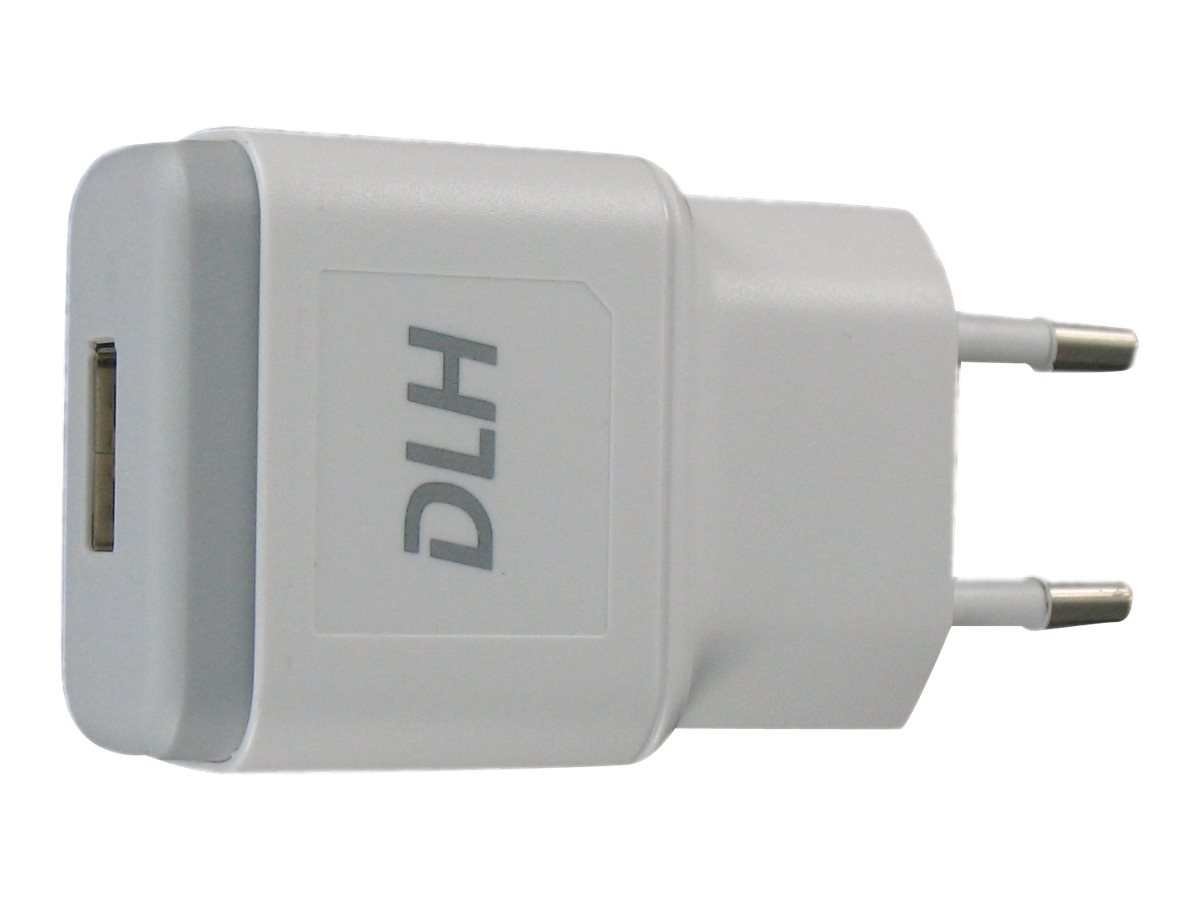 DLH DY-AU2160W - Adaptateur secteur - 5 Watt - 1 A (USB) - blanc - DY-AU2160W - Adaptateurs électriques et chargeurs