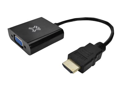 XtremeMac - Adaptateur vidéo - HDMI mâle pour HD-15 (VGA) femelle - prise en charge de 1920 x 1080 à 60 Hz, support 1600 x 1200, support 1280 x 1024, support 720p - XWH-AHV-13 - Câbles HDMI