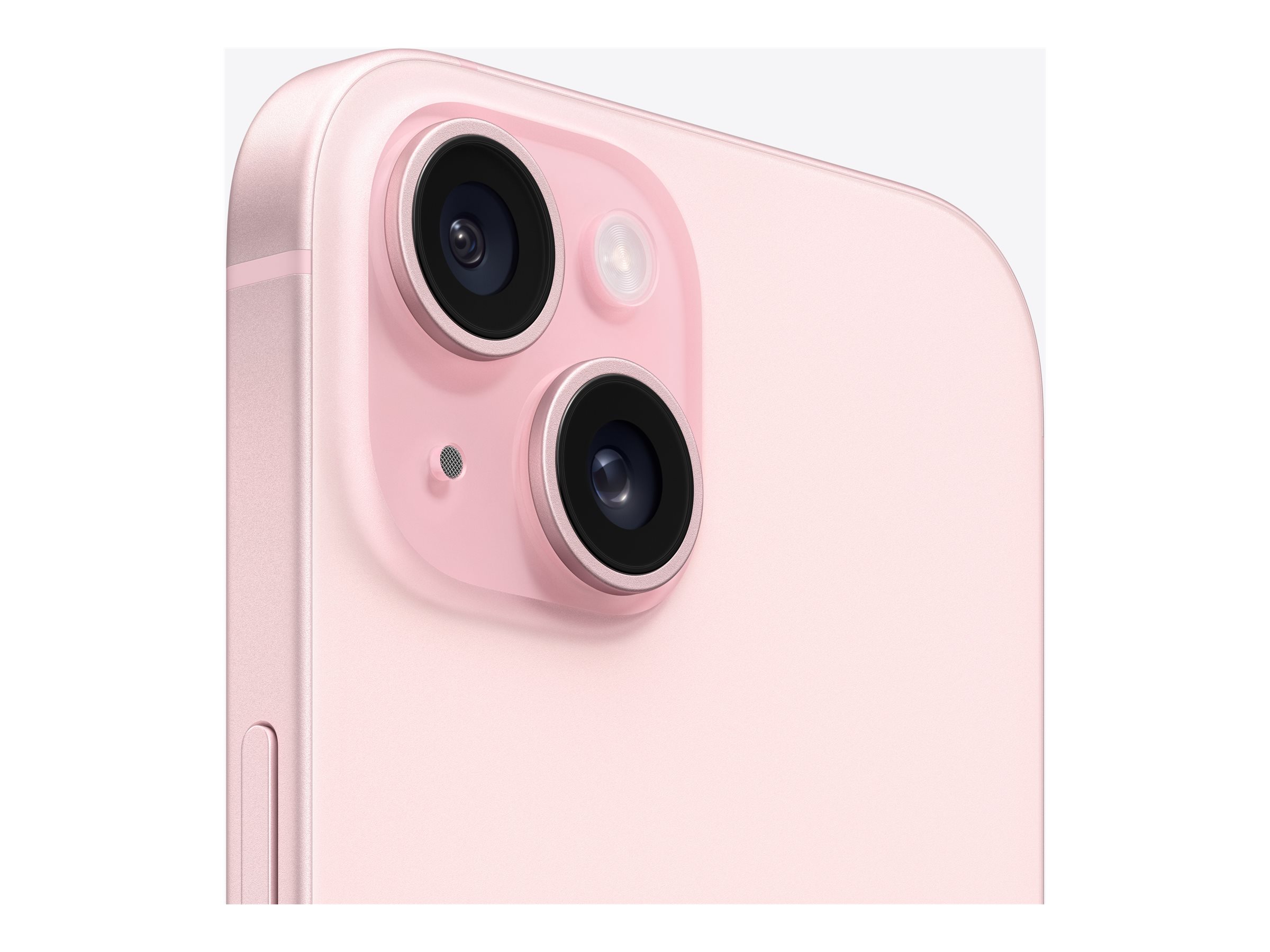 Apple iPhone 15 - 5G smartphone - double SIM / Mémoire interne 256 Go - écran OEL - 6.1" - 2556 x 1179 pixels - 2x caméras arrière 48 MP, 12 MP - front camera 12 MP - rose - MTP73ZD/A - iPhone