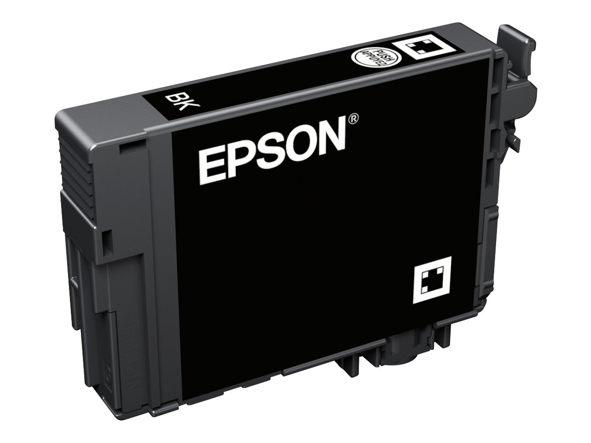 Epson 502XL - 9.2 ml - haute capacité - noir - original - emballage coque avec alarme radioélectrique/ acoustique - cartouche d'encre - pour Expression Home XP-5100, XP-5150; WorkForce WF-2860, WF-2865DWF, WF-2880DWF, WF-2885DWF - C13T02W14020 - Cartouches d'encre Epson