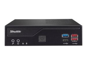 Shuttle XPC slim DH670V2 - Barebone - Slim-PC - Socket LGA1700 - Intel H670 - pas de processeur jusqu'à - RAM 0 Go - UHD Graphics - Gigabit Ethernet, 2.5 Gigabit Ethernet - noir - DH670V2 - Mini-systèmes