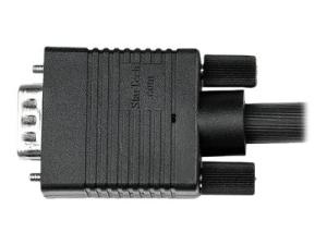 StarTech.com Câble vidéo VGA coaxial pour écran haute résolution de 2 m - HD15 vers HD15 M/M - Câble VGA - HD-15 (VGA) (M) pour HD-15 (VGA) (M) - 2 m - moulé - noir - MXTMMHQ2M - Câbles pour périphérique