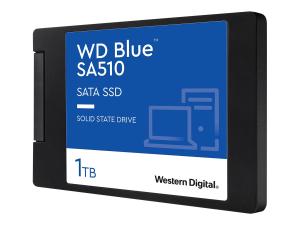 WD Blue SA510 WDS100T3B0A - SSD - 1 To - interne - 2.5" - SATA 6Gb/s - bleu - WDS100T3B0A - Disques durs pour ordinateur portable
