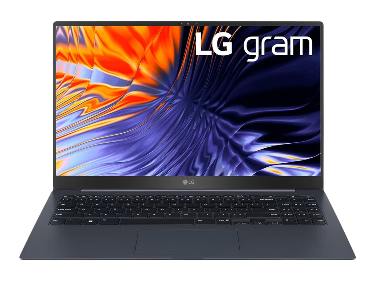 LG gram 15Z90ST-G.AP7BF - Intel Core Ultra 7 - 155H / jusqu'à 4.8 GHz - Evo - Win 11 Pro - Carte graphique Intel Iris Xe - 32 Go RAM - 2 To SSD NVMe - 15.6" OLED 1920 x 1080 (Full HD) - Wi-Fi 6E - bleu neptune - clavier : AZERTY - 15Z90ST-G.AP7BF - Ordinateurs portables