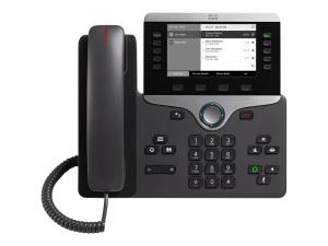 Cisco IP Phone 8811 - Téléphone VoIP - SIP, RTCP, RTP, SRTP, SDP - 5 lignes - CP-8811-K9= - Téléphones filaires