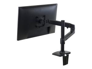 Ergotron - Kit de montage (bras articulé, poteau haut, pince de bureau 2 pièces) - pour moniteur - aluminium - noir mat - Taille d'écran : jusqu'à 34 pouces - montrable sur bureau - 45-537-224 - Montages pour TV et moniteur