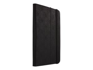 Case Logic SureFit Classic Folio for 8" Tablets - Protection d'écran pour tablette - polyester - noir - 8" - CBUE1108K - Accessoires pour ordinateur portable et tablette