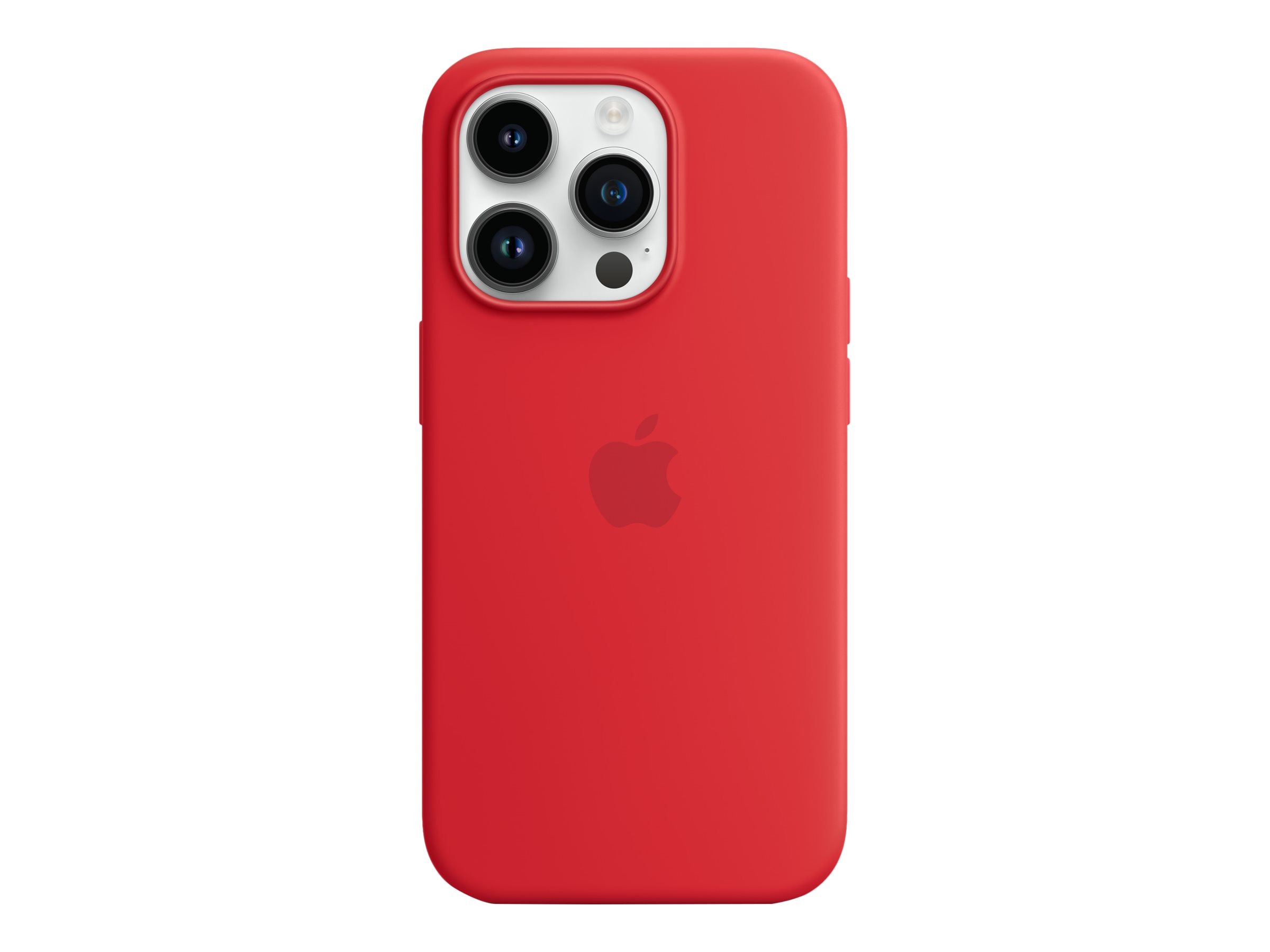 Apple - (PRODUCT) RED - coque de protection pour téléphone portable - avec MagSafe - silicone - rouge - pour iPhone 14 Pro - MPTG3ZM/A - Coques et étuis pour téléphone portable