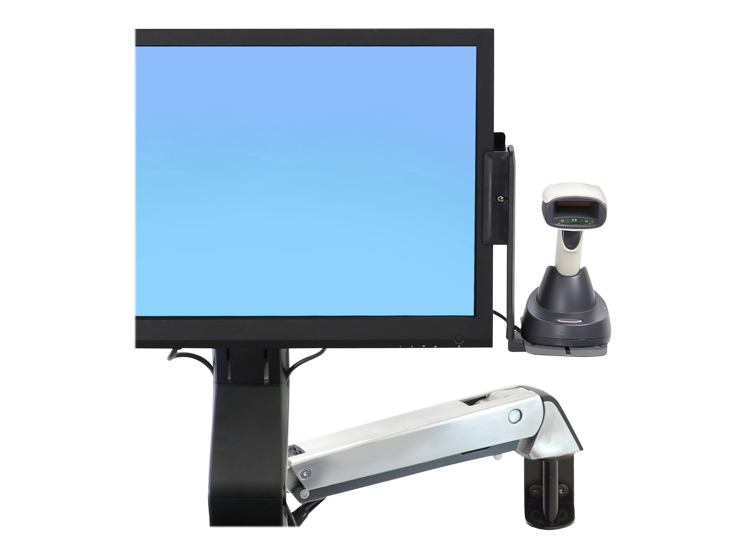 Ergotron Scanner Shelf, VESA Attach - Étagère pour lecteur de codes à barres - noir - pour P/N: 45-353-026 - 97-815 - Accessoires pour scanner