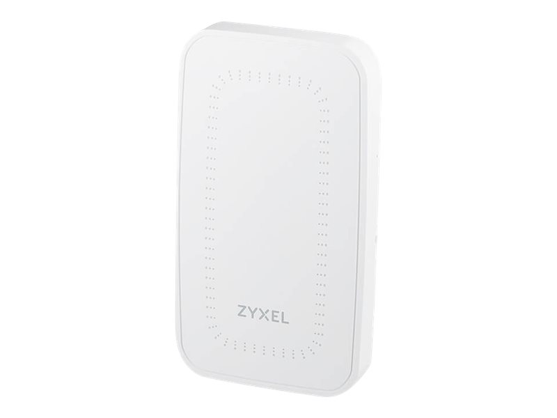 Zyxel WAC500H - Borne d'accès sans fil - 1GbE - Wi-Fi 5 - 2.4 GHz, 5 GHz - AC 100/240 V - géré par le Cloud - montage mural - WAC500H-EU0101F - Points d'accès sans fil