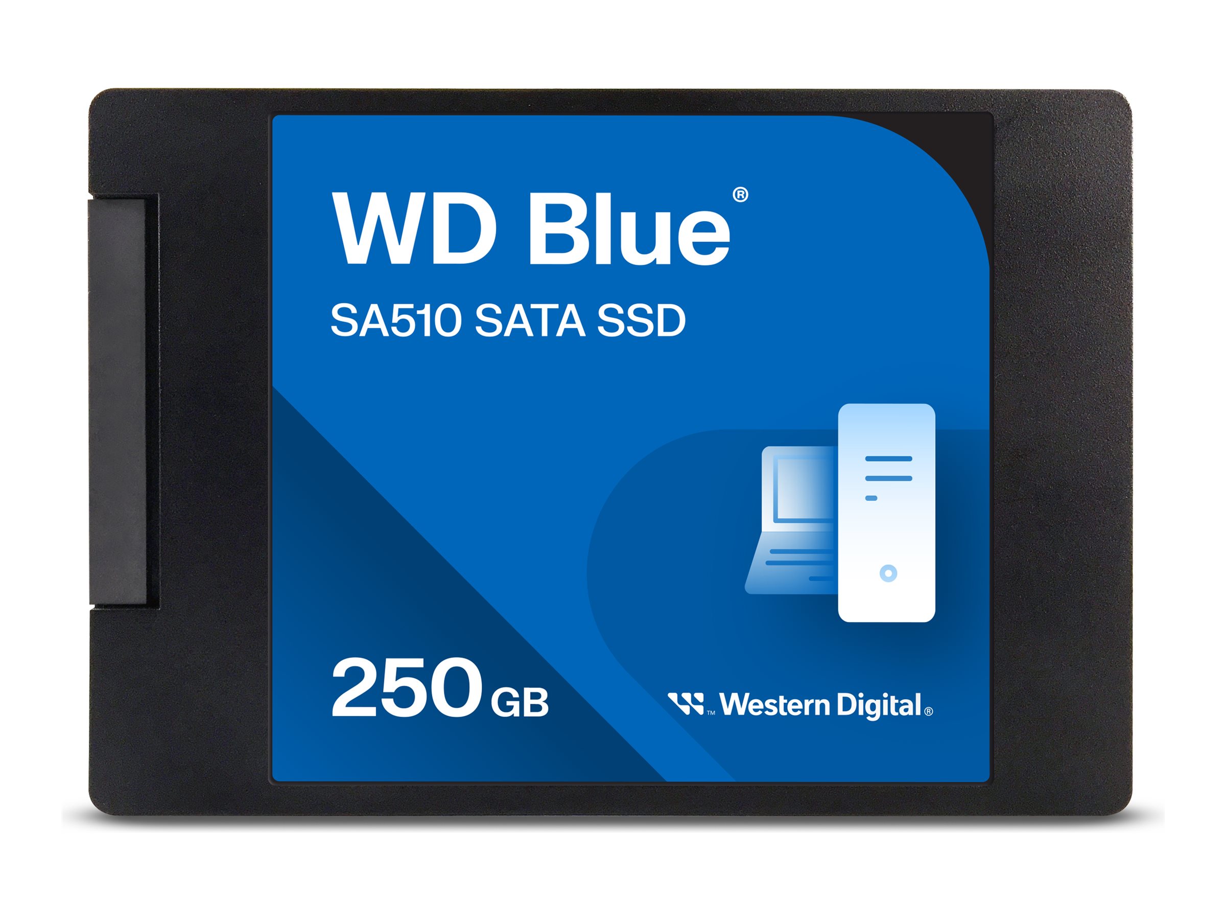 WD Blue SA510 WDS250G3B0A - SSD - 250 Go - interne - 2.5" - SATA 6Gb/s - bleu - WDS250G3B0A - Disques durs pour ordinateur portable