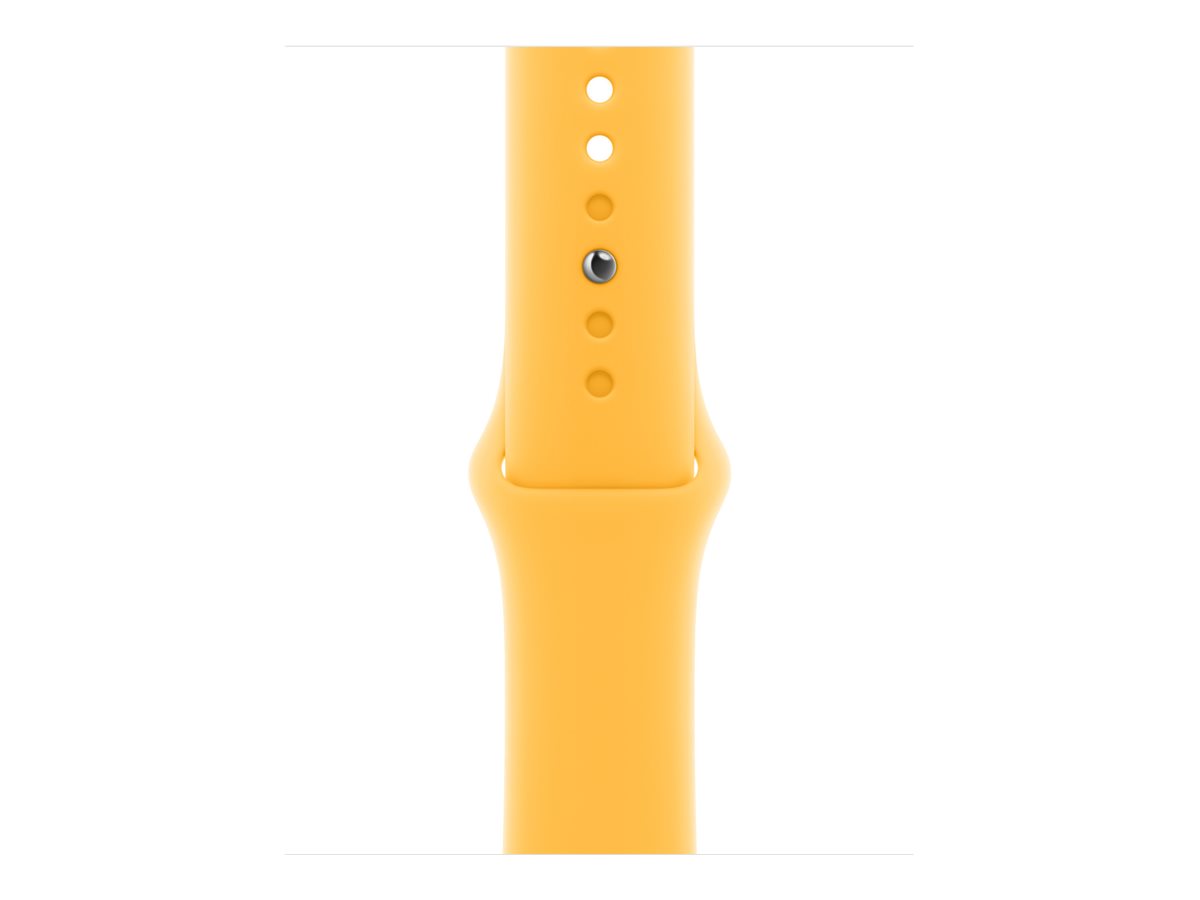 Apple - Bracelet pour montre intelligente - 41 mm - taille M/L - jaune soleil - MWMQ3ZM/A - Accessoires pour smart watch