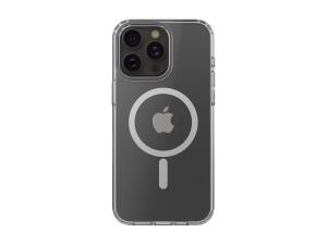 Belkin SheerForce - Coque de protection pour téléphone portable - magnétique - compatibilité avec MagSafe - clair - mince, léger - pour Apple iPhone 15 Pro Max - MSA022BTCL - Coques et étuis pour téléphone portable