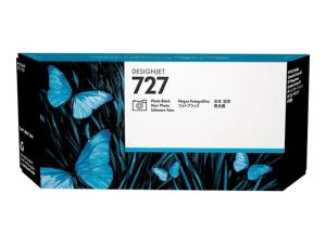 HP 727 - 300 ml - haute capacité - photo noire - original - DesignJet - cartouche d'encre - pour DesignJet T1500, T1530, T2500, T2530, T920, T930 - F9J79A - Cartouches d'imprimante