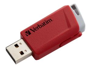 Verbatim Store 'n' Click - Clé USB - 32 Go - USB 3.2 Gen 1 - bleu, rouge (pack de 2) - 49308 - Lecteurs flash