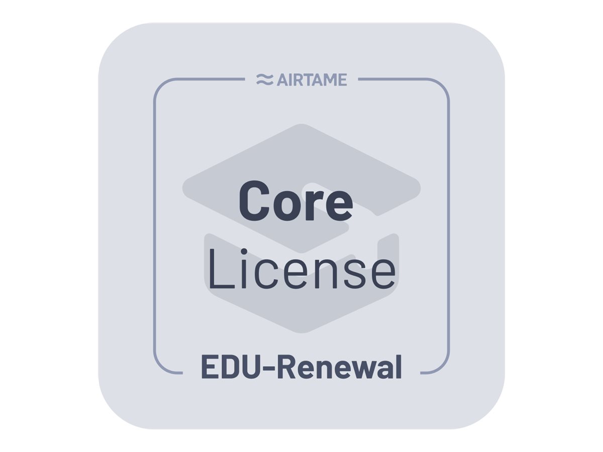 Airtame Core - Renouvellement de la licence d'abonnement (1 an) - hébergé - académique - AT-CORE-EDU-1Y-RENEWAL - Gestion du planning et des contacts