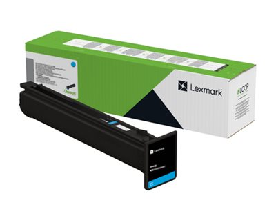 Lexmark - Cyan - original - boîte - cartouche de toner LCCP, LRP - 77L2HC0 - Cartouches de toner