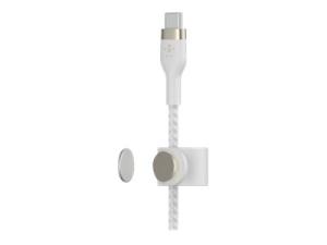 Belkin BOOST CHARGE - Câble USB - 24 pin USB-C (M) pour 24 pin USB-C (M) - 1 m - blanc - CAB011BT1MWH - Câbles USB