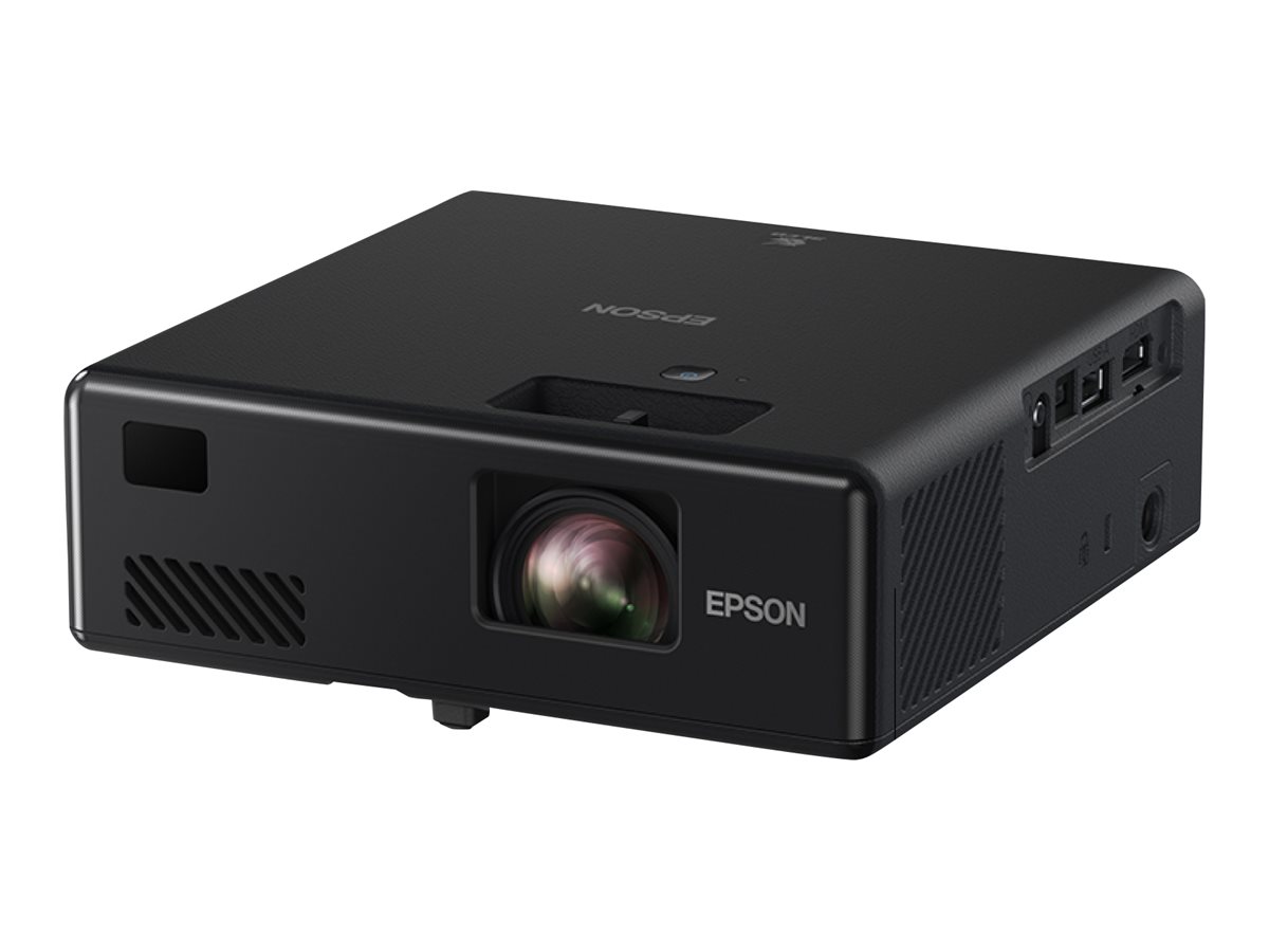 Epson EF-11 - Projecteur 3LCD - portable - 1000 lumens (blanc) - 1000 lumens (couleur) - Full HD (1920 x 1080) - 16:9 - 1080p - Miracast - noir - V11HA23040 - Projecteurs numériques