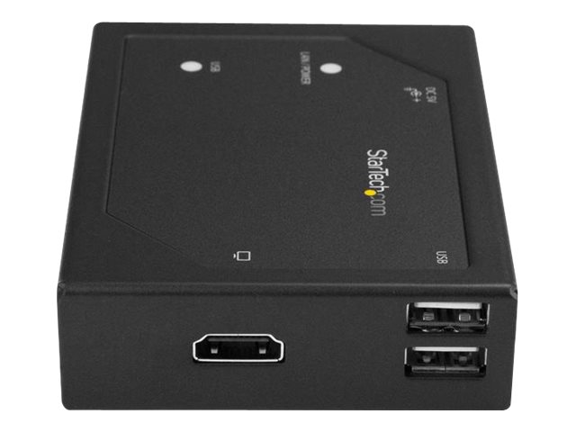 StarTech.com Extendeur vidéo HDMI sur IP avec hub USB à 2 ports - Prolongateur vidéo sur LAN - Amplificateur HDMI - 1080p - Prolongateur audio/vidéo - HDMI - jusqu'à 100 m - IPUSB2HD3 - Prolongateurs de signal