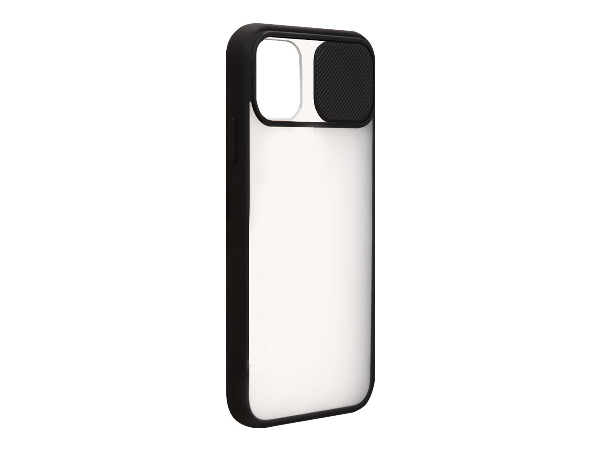 BIGBEN Connected soft case - Coque de protection pour téléphone portable - TPE, polyuréthanne thermoplastique (TPU) - noir - pour Apple iPhone 12 Pro Max - COVSLIDEIP1267B - Coques et étuis pour téléphone portable