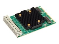 Broadcom 9502-16i - Contrôleur de stockage - Tri-Mode OCP 3.0 - 16 Canal - SATA 6Gb/s / SAS 12Gb/s / PCIe 4.0 (NVMe) - profil bas - PCIe 4.0 x8 - 05-50137-02 - Adaptateurs de stockage