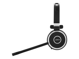 Jabra Evolve 65 SE UC Mono - Micro-casque - sur-oreille - Bluetooth - sans fil - USB - pour Jabra Evolve; LINK 380a MS - 6593-839-409 - Écouteurs