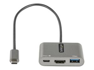 StarTech.com Adaptateur USB-C HDMI, Adaptateur Multiport USB-C vers HDMI 4K, 100W PD Passthrough, Hub USB 3.0 5Gbps (1xType-C/1xA), Mini Dock USB-C, Station d'accueil portable USB-C (CDP2HDUACP2) - Station d'accueil - USB-C / Thunderbolt 3 / Thunderbolt 4 - HDMI - CDP2HDUACP2 - Stations d'accueil pour ordinateur portable