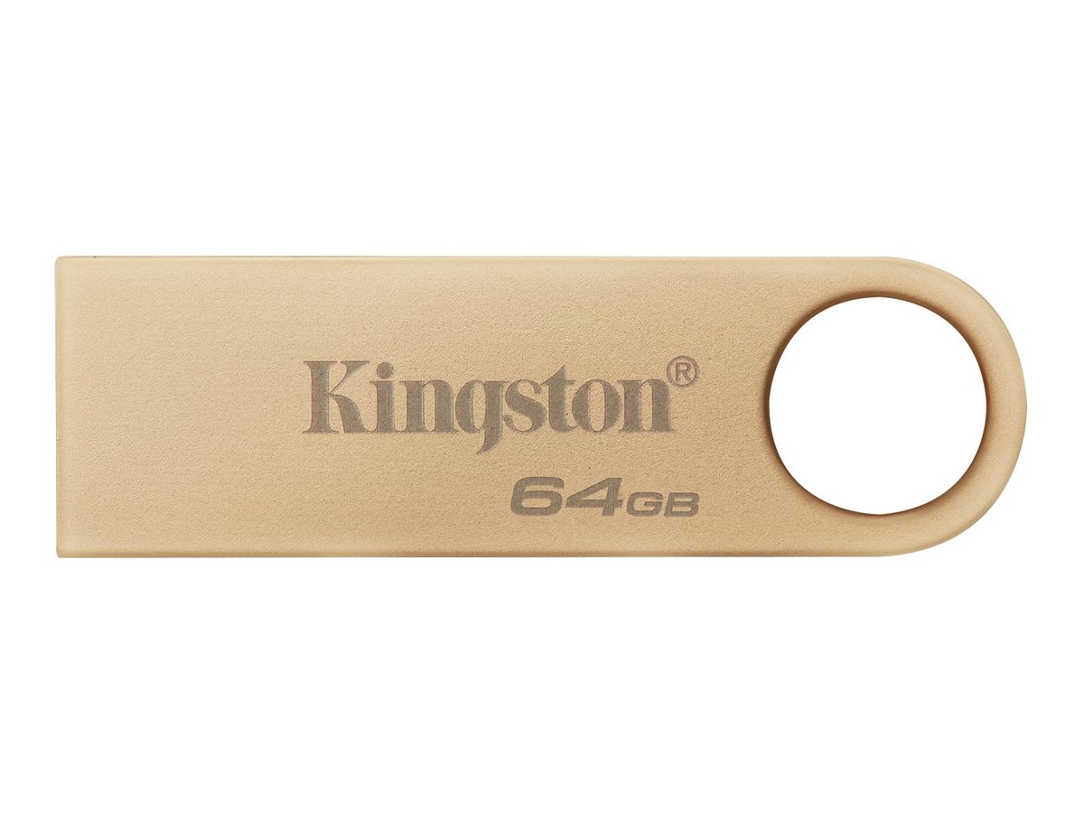 Kingston DataTraveler SE9 G3 - Clé USB - 64 Go - USB 3.2 Gen 1 - or - DTSE9G3/64GB - Lecteurs flash