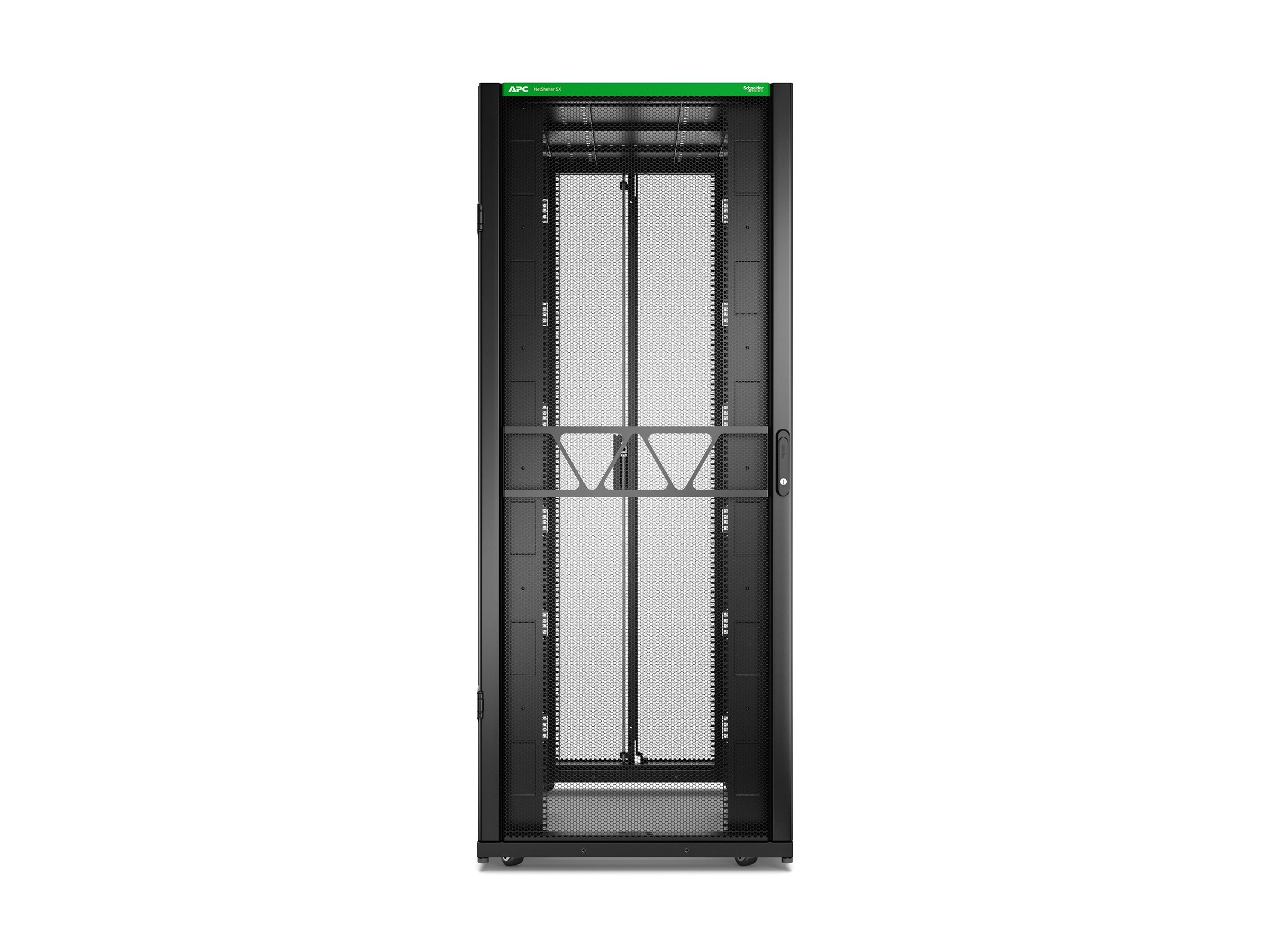 APC NetShelter SX Gen 2 - Rack armoire - H 1991 x L 800 x P 1200 mm, avec les côtés - sur le sol - noir - 42U - 19" - AR3380B2 - Accessoires pour serveur