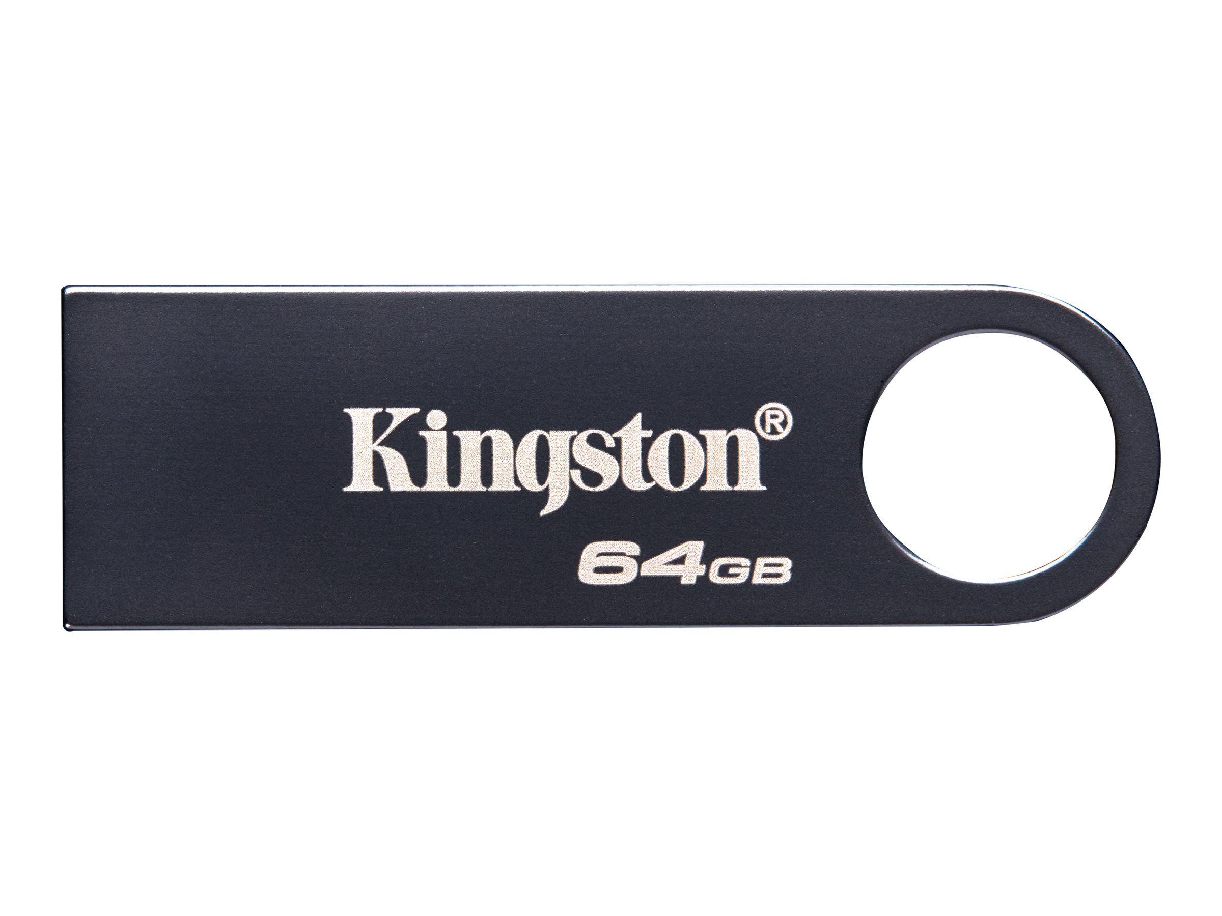 Kingston DataTraveler SE9 G3 - Clé USB - 64 Go - USB 3.2 Gen 1 - Nickel foncé - KE-U2X64-1AC - Lecteurs flash