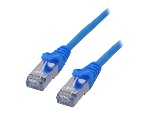 MCL - Câble réseau - RJ-45 (M) pour RJ-45 (M) - 2 m - blindé - CAT 6 - bleu - FCC6BM-2M/B - Câbles à paire torsadée