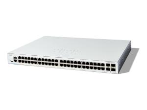 Cisco Catalyst 1200-48T-4G - Commutateur - C3 - intelligent - 48 x 10/100/1000Base-T + 4 x 10 Gigabit SFP+ - Montable sur rack - C1200-48T-4G - Concentrateurs et commutateurs gigabit