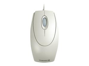 CHERRY WheelMouse - Souris - droitiers et gauchers - optique - 3 boutons - filaire - PS/2, USB - gris clair - M-5400 - Souris